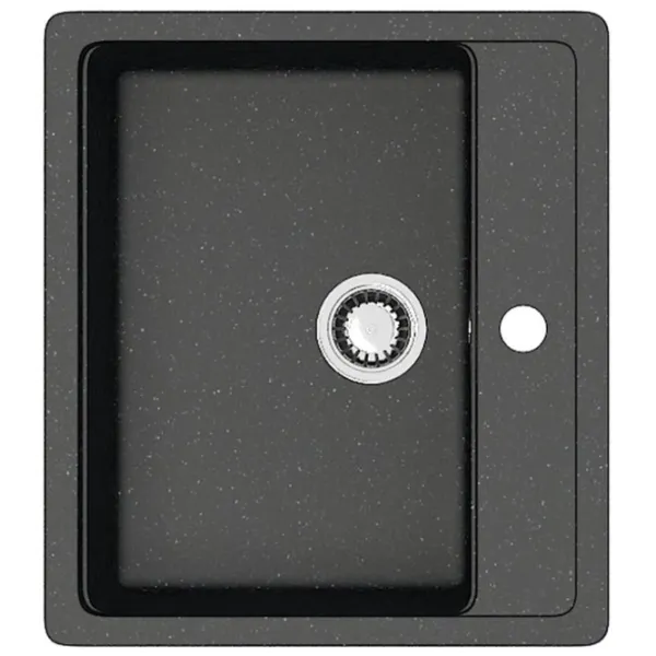 Chiuvetă Marrbaxx F009Q4 57 x 50.5 / Piatră artificială / Black photo 2