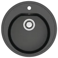 Chiuvetă Marrbaxx F003Q4 51 x 51 / Piatră artificială / Black