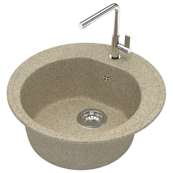 Chiuvetă Marrbaxx F003Q5 51 x 51 / Piatră artificială / Sand photo 3
