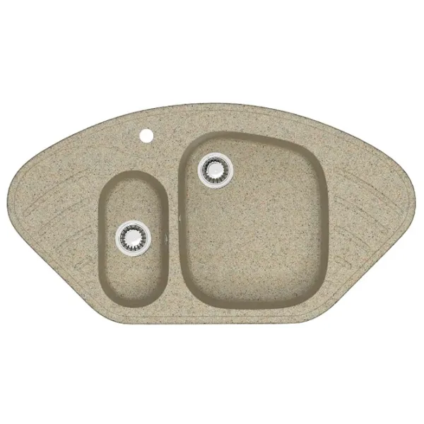 Chiuvetă Marrbaxx F023Q5 94.5 x 50 / Piatră artificială / Sand photo 1