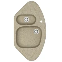 Chiuvetă Marrbaxx F023Q5 94.5 x 50 / Piatră artificială / Sand photo 2