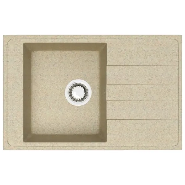 Chiuvetă Marrbaxx F032Q5 77.5 x 49.5 / Piatră artificială / Sand photo 1