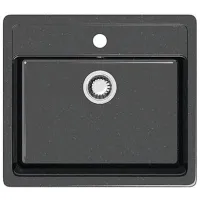Chiuvetă Marrbaxx Z009Q4 57 x 50.5 / Piatră artificială / Black