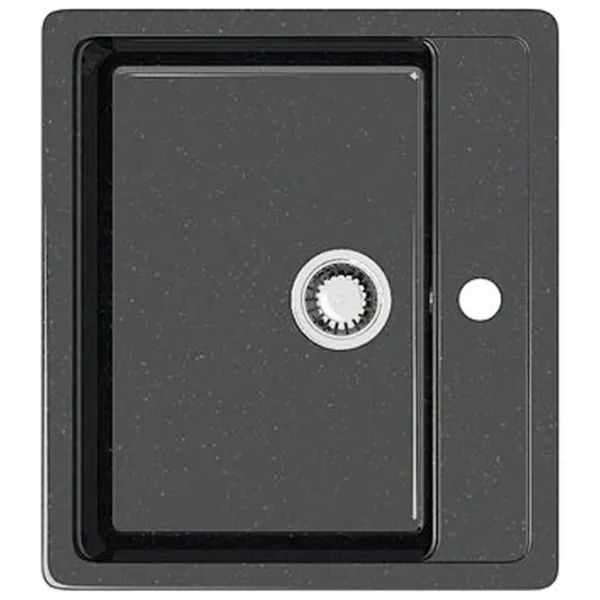 Chiuvetă Marrbaxx Z009Q4 57 x 50.5 / Piatră artificială / Black photo 2
