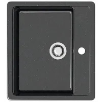 Chiuvetă Marrbaxx Z009Q4 57 x 50.5 / Piatră artificială / Black photo 2