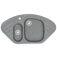 Chiuvetă Marrbaxx Z023Q8 94.5 x 50 / Piatră artificială / Gray