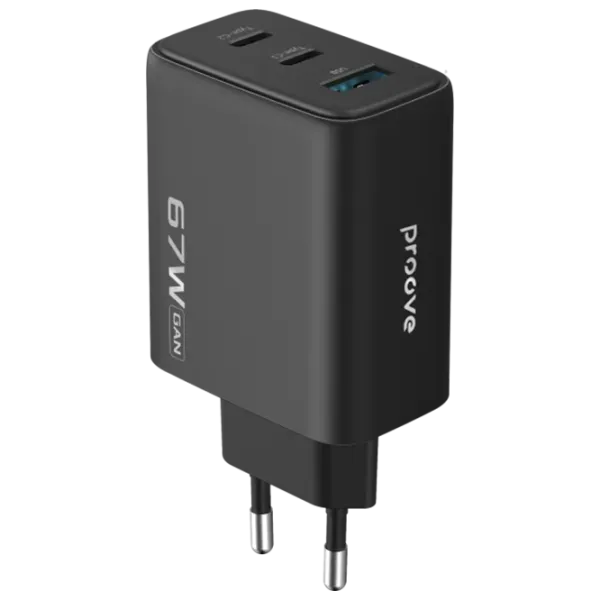 Încărcător de rețea Proove Silicone Power 3.25 A / Black