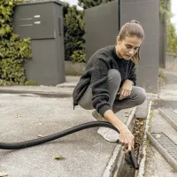 Промышленный пылесос KARCHER WD 2 Plus V-12/4/18 + щетка WD 1000 Вт / Желтый photo 4