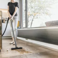 Промышленный пылесос KARCHER WD 2 Plus V-12/4/18 + щетка WD 1000 Вт / Желтый photo 6