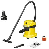 Промышленный пылесос KARCHER WD3 V-15/4/20 + щетка WD 1000 Вт / Желтый