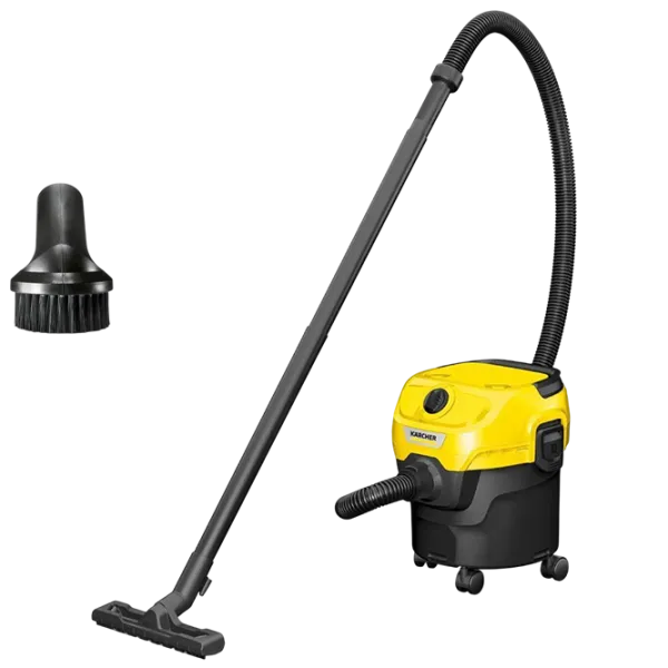 Промышленный пылесос KARCHER WD 1 Classic + щетка WD 850 Вт / Желтый photo 1