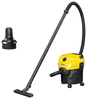Промышленный пылесос KARCHER WD 1 Classic + щетка WD 850 Вт / Желтый