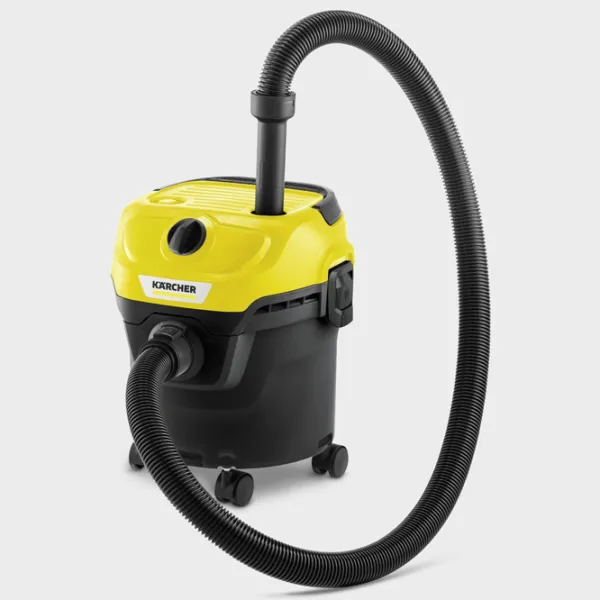 Промышленный пылесос KARCHER WD 1 Classic + щетка WD 850 Вт / Желтый photo 4