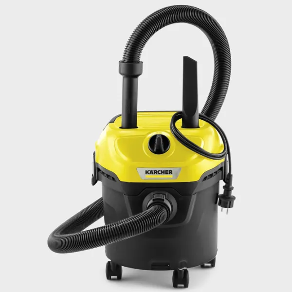 Промышленный пылесос KARCHER WD 1 Classic + щетка WD 850 Вт / Желтый photo 5