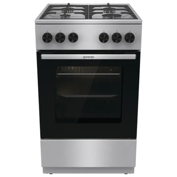 Aragaz Gorenje GG5A11XF Pe gaz/ Inox/ Black