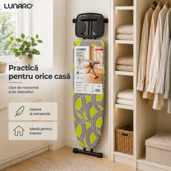 Masă de călcat Lunaro VERA-BK Clasic/ Multicolor photo 3