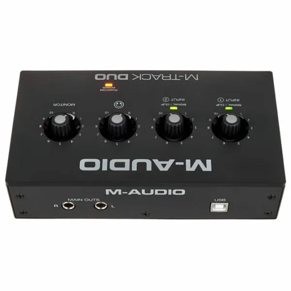 Interfață audio M-Audio M-Track DUO 48 kHz / / Black photo 2