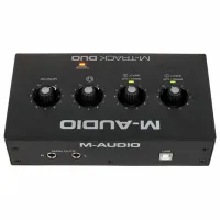 Interfață audio M-Audio M-Track DUO 48 kHz / / Black photo 2