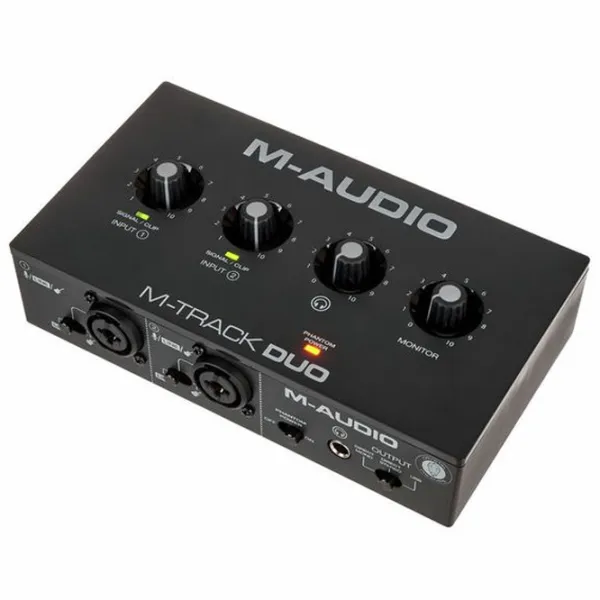 Interfață audio M-Audio M-Track DUO 48 kHz / / Black photo 3