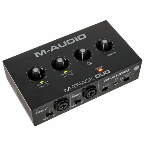 Interfață audio M-Audio M-Track DUO 48 kHz / / Black photo 4