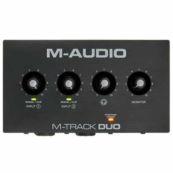 Interfață audio M-Audio M-Track DUO 48 kHz / / Black photo 6
