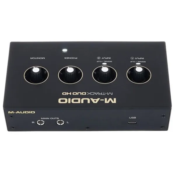 Interfață audio M-Audio M-track Duo HD 192 kHz / / Black photo 2
