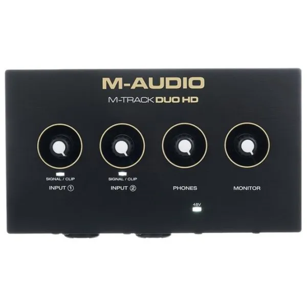 Interfață audio M-Audio M-track Duo HD 192 kHz / / Black photo 6