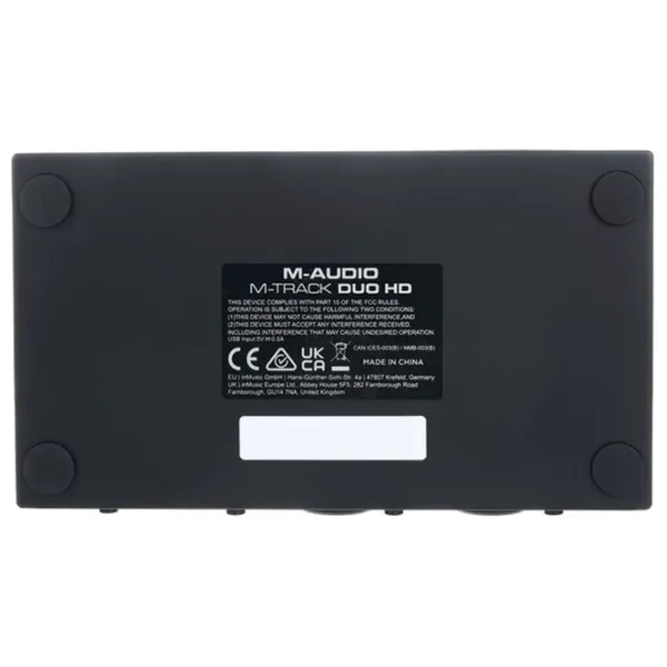 Interfață audio M-Audio M-track Duo HD 192 kHz / / Black photo 7