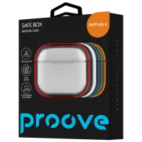 Husă pentru căști Apple AirPods 4 (Air Bump) Proove / Silicon / Orange photo 4