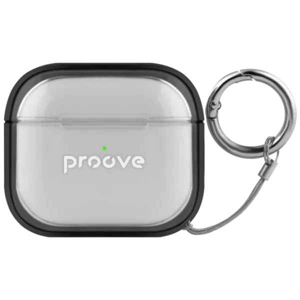 Husă pentru căști Apple AirPods 4 (Air Bump) Proove / Silicon / Black photo 2
