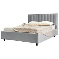 Кровать Crinela Lux Estela Laguna 42 180 x 200 см / Фанера / Светло Серый