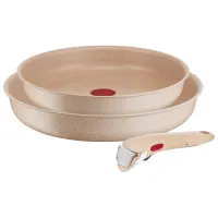 Set de tigăi Tefal Ingenio Delight L7839043 Universală / 24 cm / Beige