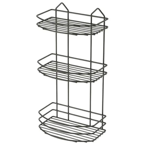 Raft pentru baie Teknotel BK009 Oțel inoxidabil / Black photo 1