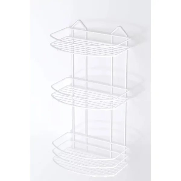 Raft pentru baie Teknotel BK009 Oțel inoxidabil / White photo 2