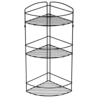 Raft pentru baie Teknotel JM003 Oțel inoxidabil / Black