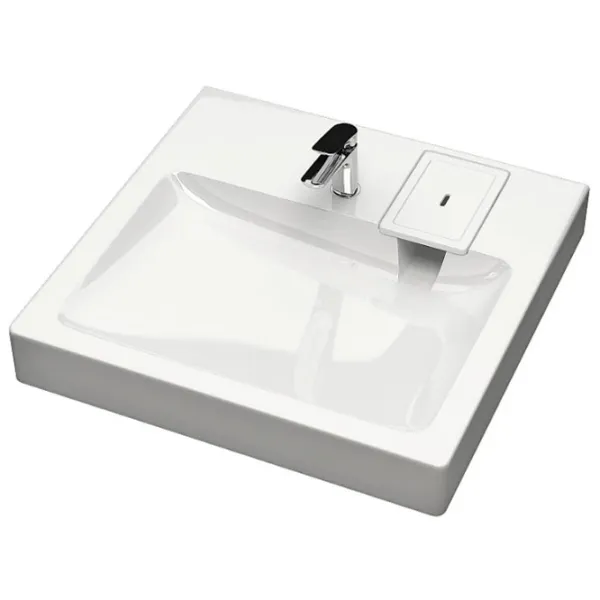 Lavoar Marrbaxx V051 Dreptunghiulară / Deasupra mașinii de spălat / White photo 1