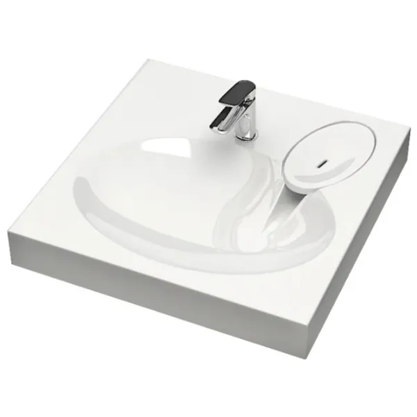 Lavoar Marrbaxx V055 Dreptunghiulară / Deasupra mașinii de spălat / White photo 1