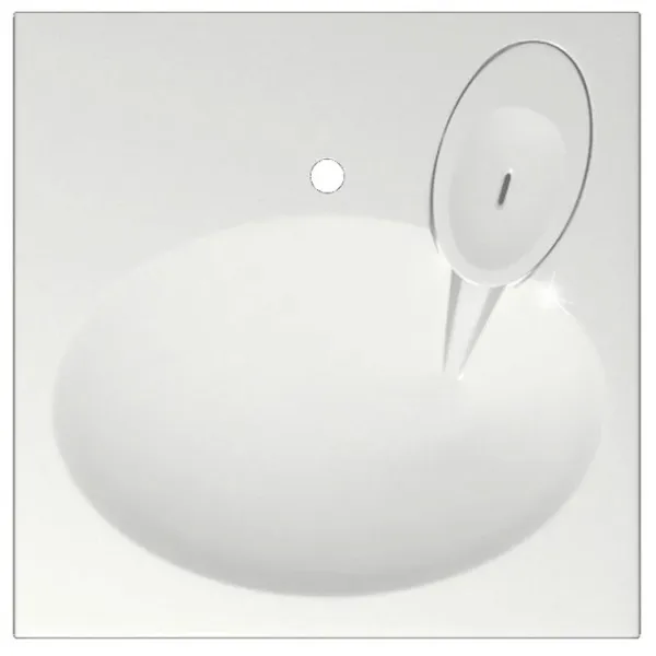Lavoar Marrbaxx V055 Dreptunghiulară / Deasupra mașinii de spălat / White photo 2