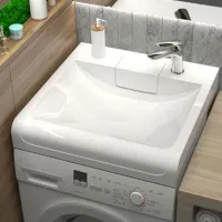 Lavoar Marrbaxx V056 Pătrată / Deasupra mașinii de spălat / White photo 3