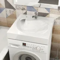 Lavoar Marrbaxx V060 Pătrată / Deasupra mașinii de spălat / White photo 3