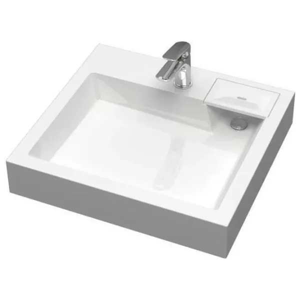 Lavoar Marrbaxx V062 Dreptunghiulară / Deasupra mașinii de spălat / White photo 1