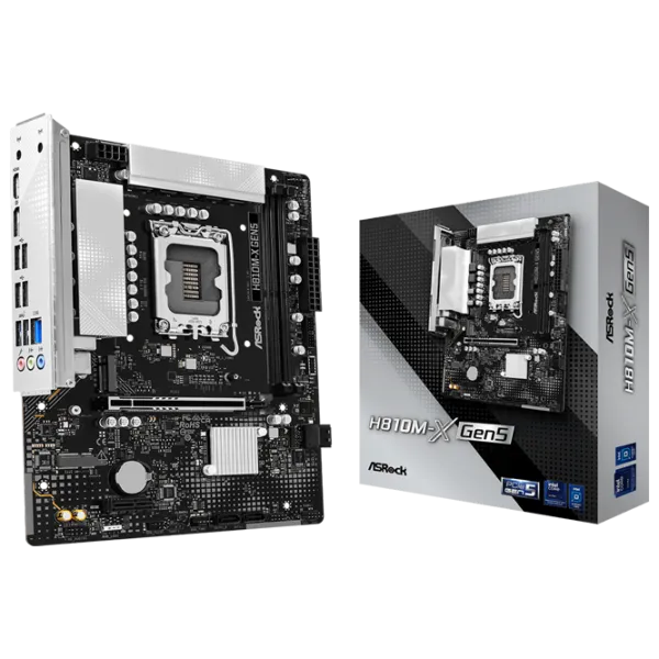 Материнская плата ASRock H810M-X GEN5 mATX / Intel H810 photo 5