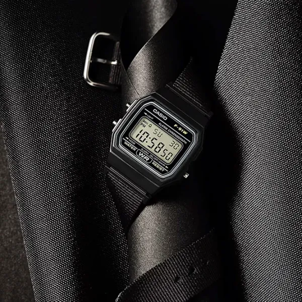 Ceas de mână unisex Casio F-91WF-1AEF Digital / 38 x 35 mm photo 3
