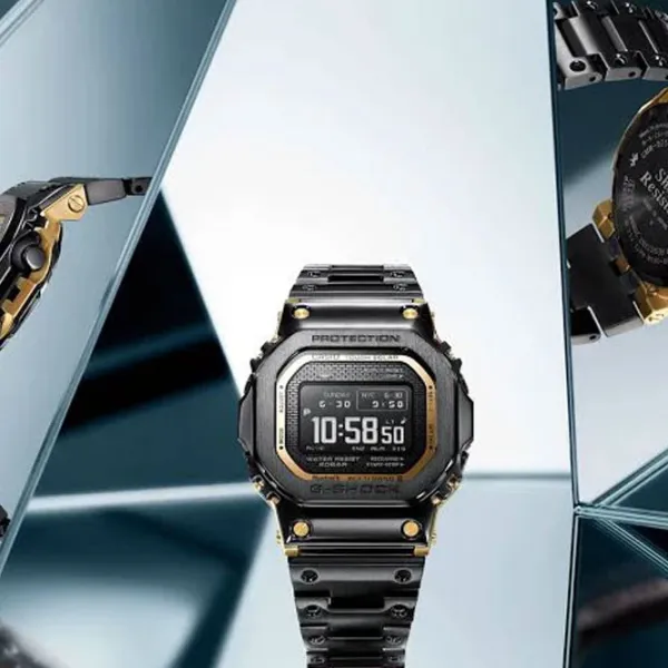 Ceas de mână pentru bărbați Casio GMW-BZ5000BD-1ER Cuarț cu o baterie solară / 49 x 44 mm photo 2