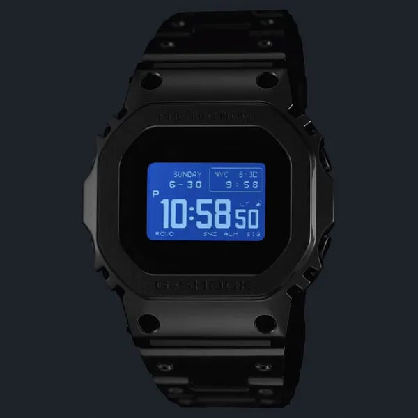 Ceas de mână pentru bărbați Casio GMW-BZ5000BD-1ER Cuarț cu o baterie solară / 49 x 44 mm photo 4