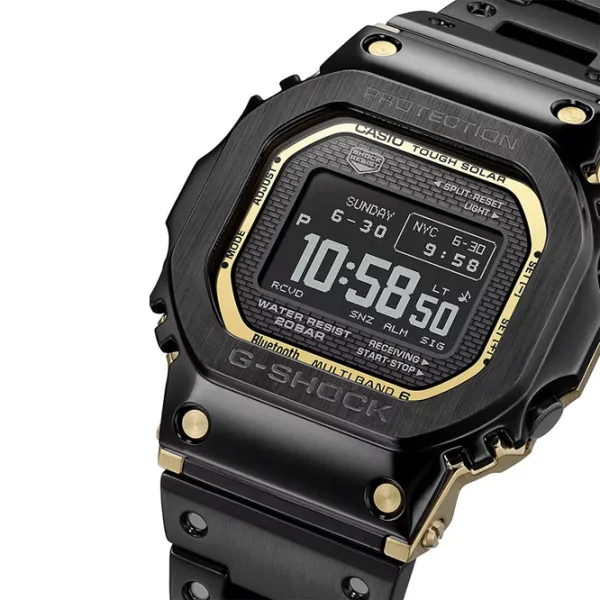 Ceas de mână pentru bărbați Casio GMW-BZ5000BD-1ER Cuarț cu o baterie solară / 49 x 44 mm photo 5