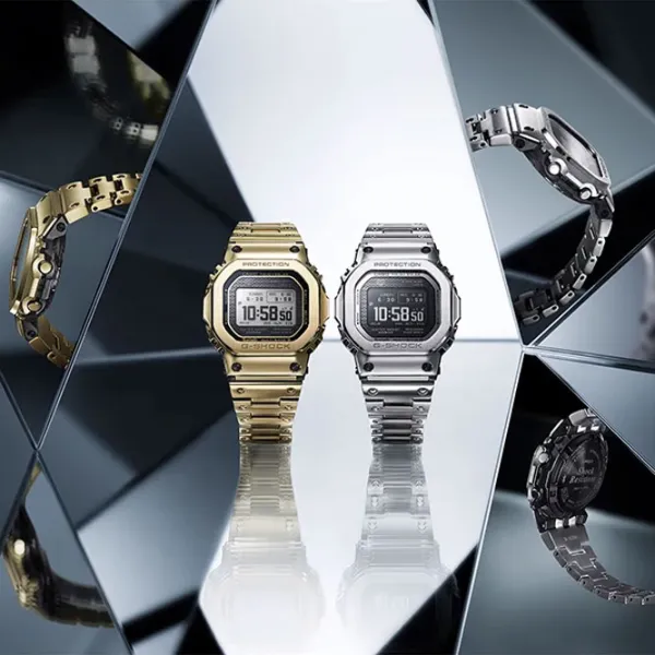 Ceas de mână pentru bărbați Casio GMW-BZ5000D-1ER Cuarț cu o baterie solară / 49 x 44 mm photo 2
