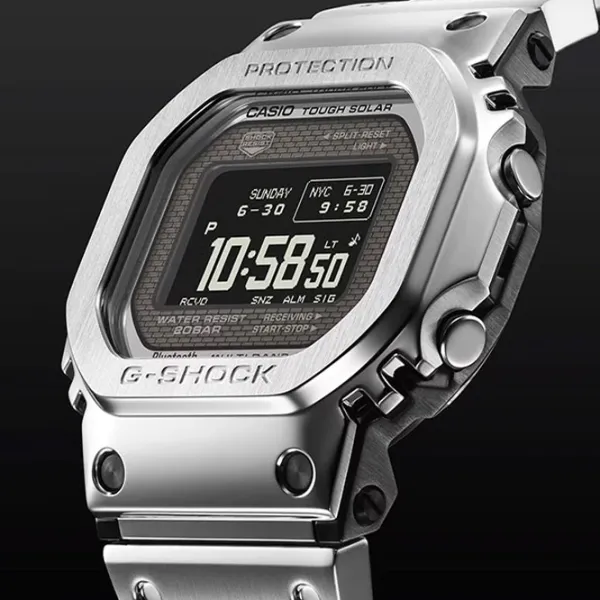Ceas de mână pentru bărbați Casio GMW-BZ5000D-1ER Cuarț cu o baterie solară / 49 x 44 mm photo 4