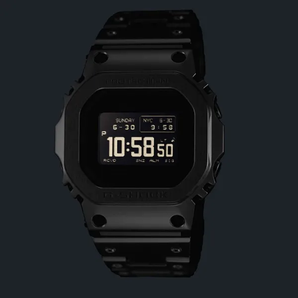 Ceas de mână pentru bărbați Casio GMW-BZ5000D-1ER Cuarț cu o baterie solară / 49 x 44 mm photo 5