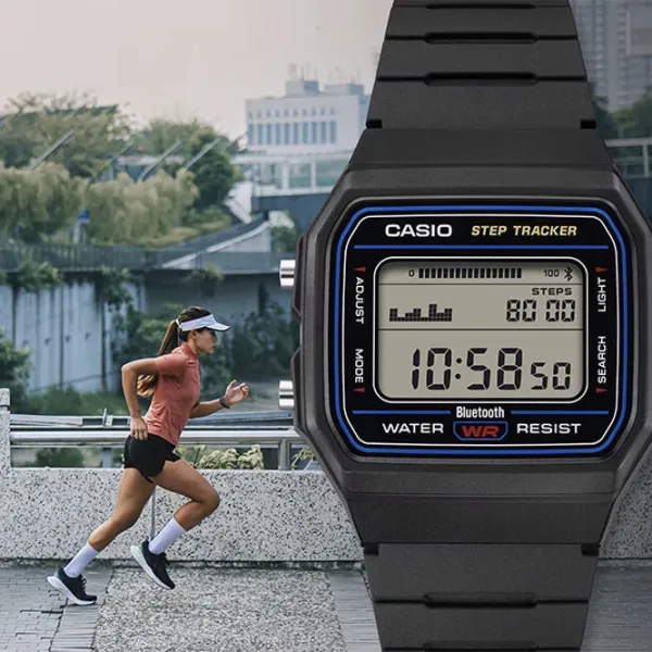 Ceas de mână pentru bărbați Casio F-B100W-1AEF Digital / 42 x 38 mm photo 5